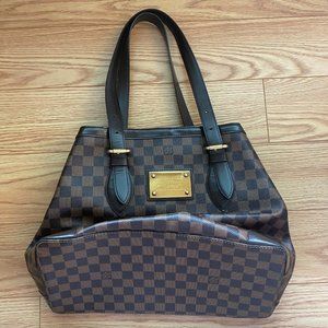 Louis Vuitton Hampstead Handbag Damier Ebene